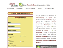 Tablet Screenshot of matelezioni.info